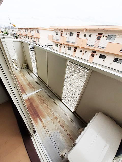 12/24 バルコニー