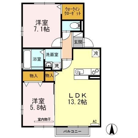 マノワール・KⅡ Aの間取り