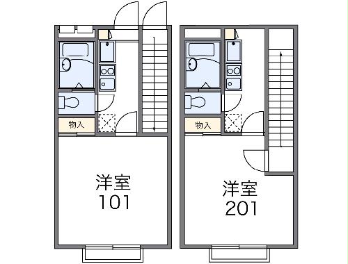 レオパレス鶴間アイリスⅡの間取り