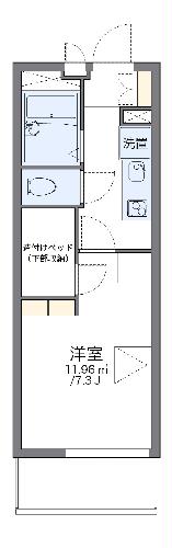 レオパレスTOP RUNの間取り