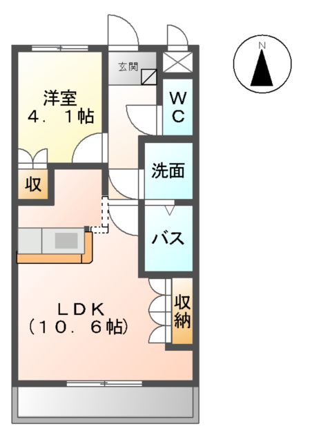 オリエンタルハイツの間取り