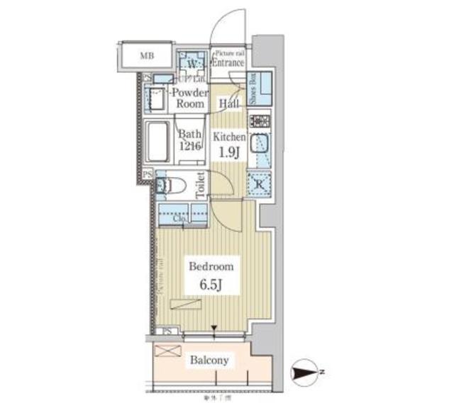 パークアクシス高田馬場テラスの間取り