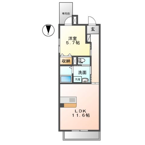 Gracia神明の間取り