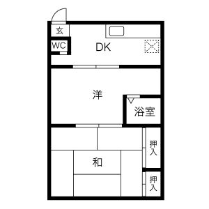 華陽ビルの間取り