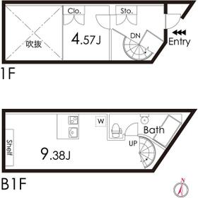 メゾンド学芸大・0105号室の間取り