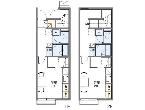 レオパレス新里の間取り