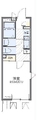 レオネクストレスポワールの間取り