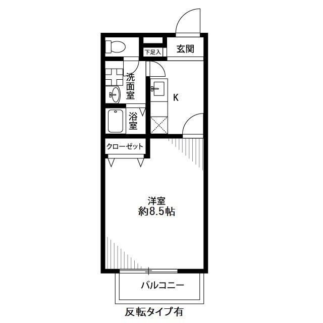 アムール　領家の間取り