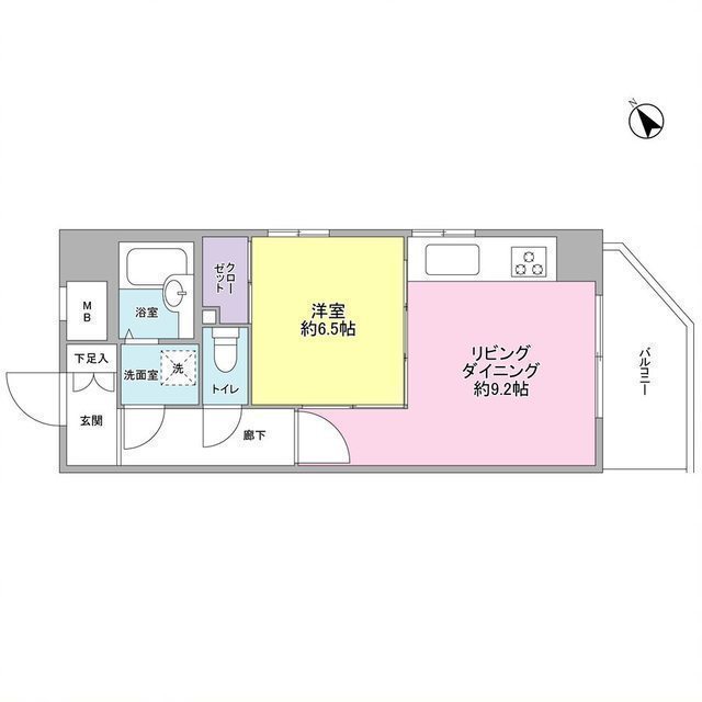 マイキャッスル中目黒Ⅲの間取り