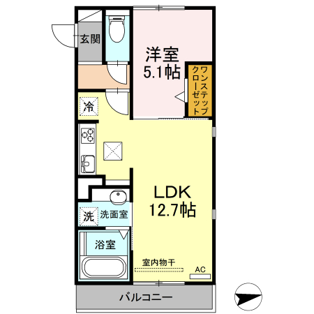 メゾン アネストの間取り