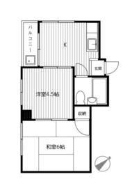 ハイツ西口の間取り