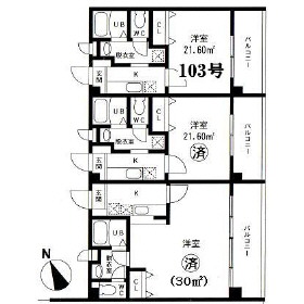 ラメールの間取り