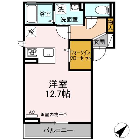 サニーサイドの間取り