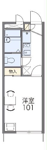 レオパレス青柳の間取り