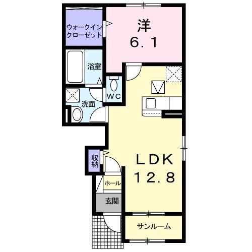 メゾンフクールⅠの間取り