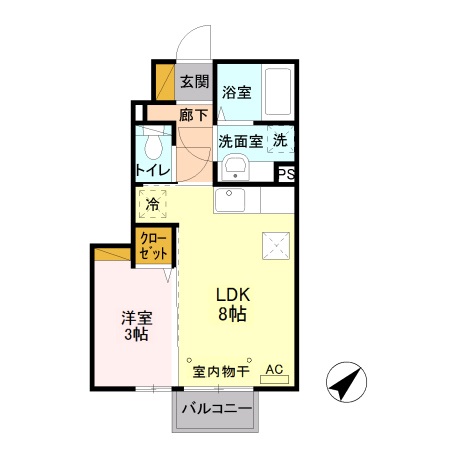 プラセール　Ｉの間取り