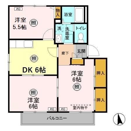 パトリア Ⅰの間取り