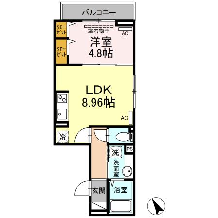 アンジュール練馬の間取り