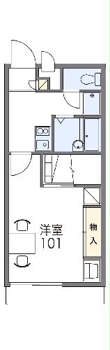 レオパレスサニーコートの間取り
