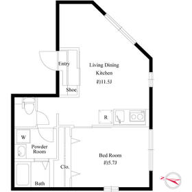 アラート銀座イーストの間取り