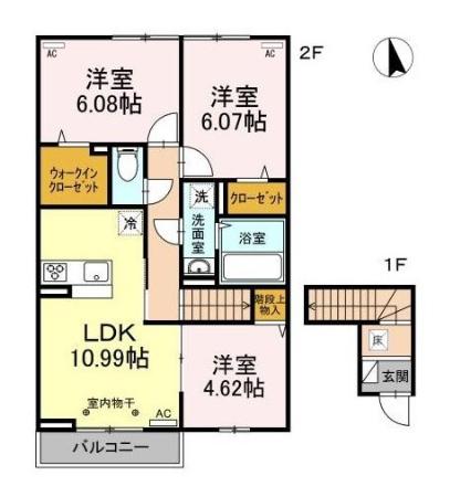 ストーク成城 Ⅰの間取り