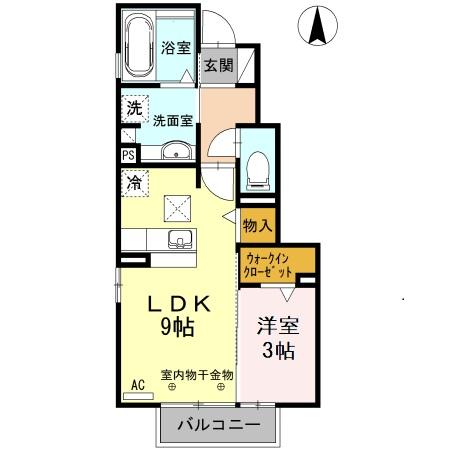 フェリーチェ Bの間取り