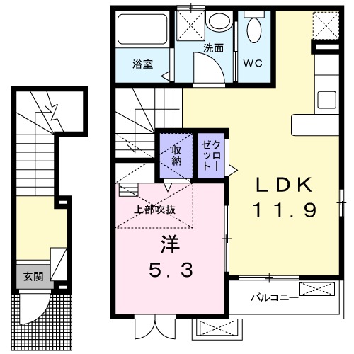 マイネ エアホールングの間取り