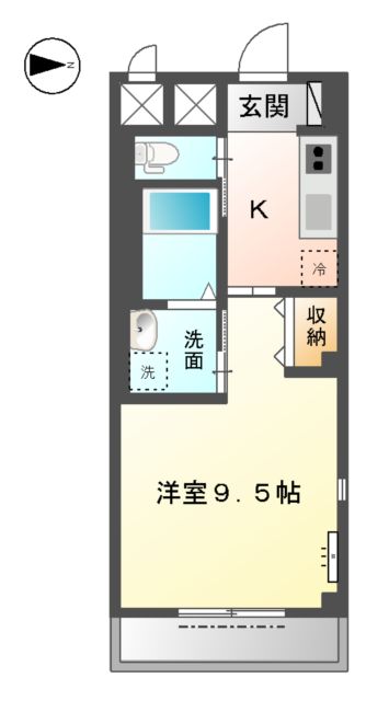 ラ・プラース古出来の間取り