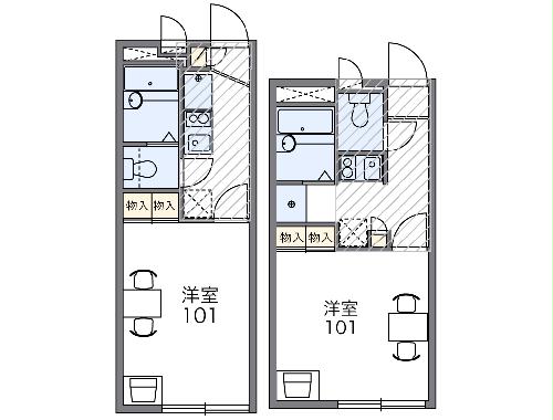 レオパレスオアシスの間取り