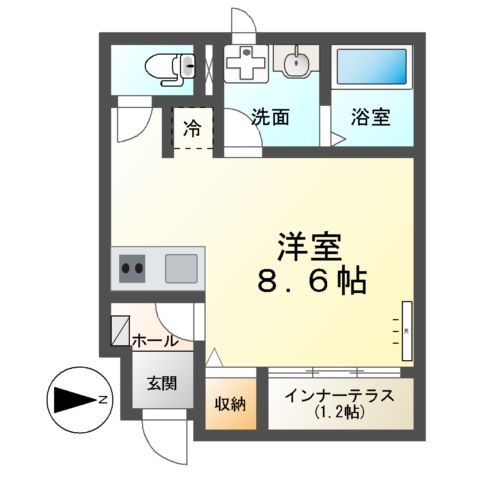 エルミタージュⅡの間取り