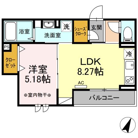 アルビネス東十条の間取り