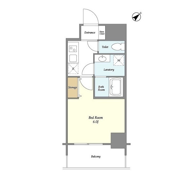 Crane Court Tsurumiの間取り