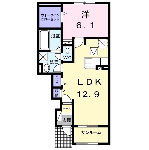 エミーラの間取り
