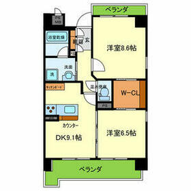 シャンテミキの間取り