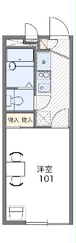 レオパレストゥインクルの間取り