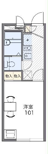レオパレスイクセン2の間取り