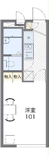 レオパレス本行徳の間取り