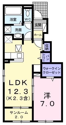 ククナの間取り