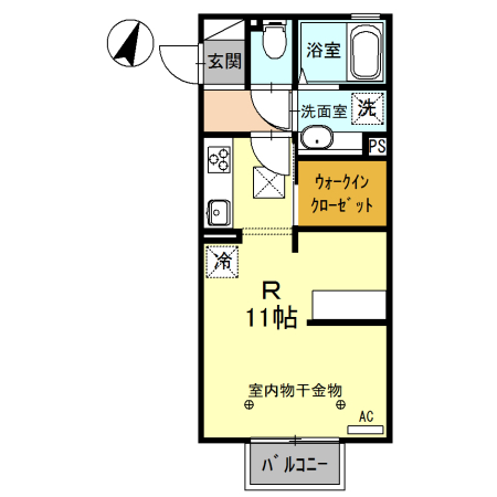 ジェイド箱森 IIの間取り