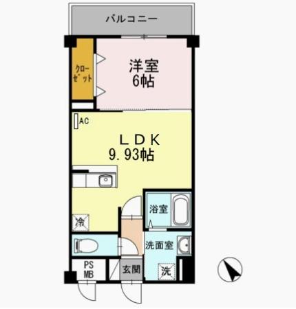 パティオⅡの間取り