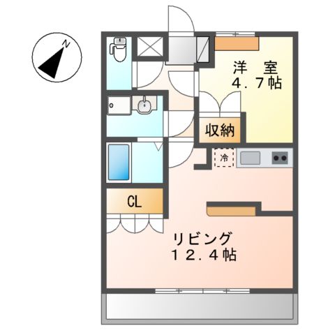 グレートノーブルBの間取り