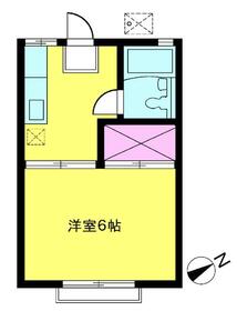 ハイツ白馬・1の間取り