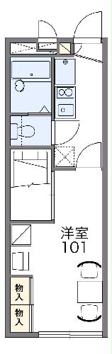レオパレスカーサーセンの間取り