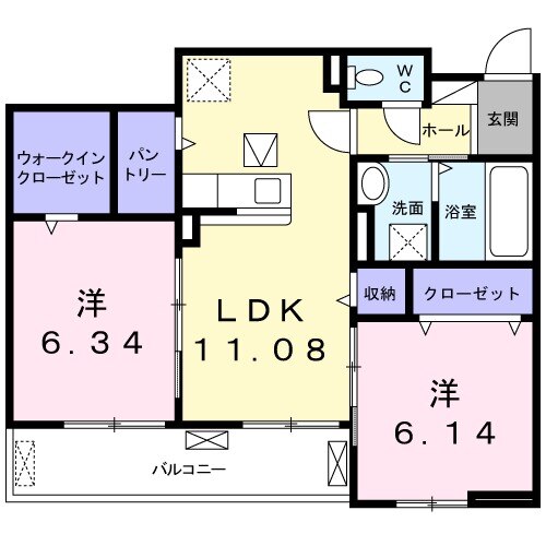 サニービューラの間取り