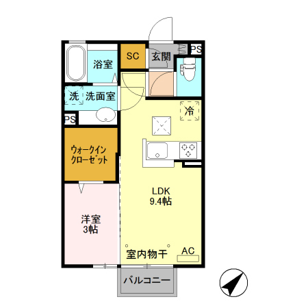 ハレ グレースの間取り