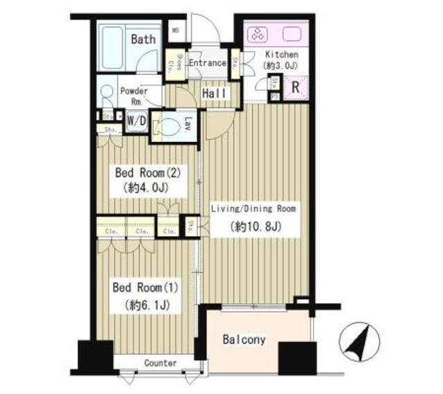 コクヨーレ日本橋の間取り