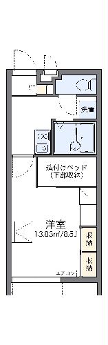 レオパレスMEKARUの間取り