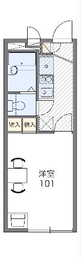 レオパレスエクセルの間取り
