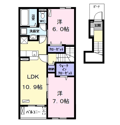 プルミエールシャルムの間取り