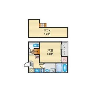 102号室の間取り